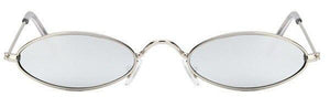 Cute Black Round Style Sun Glasses Design Retro Style Women Sunglasses New Vintage Oval Small Eyewear Metal Light Frame For Female