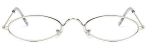 Cute Black Round Style Sun Glasses Design Retro Style Women Sunglasses New Vintage Oval Small Eyewear Metal Light Frame For Female
