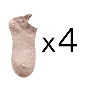 Cute Heart Design 4 Pairs Socks For Women Fashion Spring Cotton Modern Girls Casual Outdoor Socks For Women