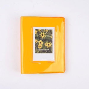 Cute Mini Holds 64 Photos Album Jelly Color Photo Album for Name Card 7s 8 25 50s Mini Photo Album Ring Binder Cover Refillable Notebook Photo Album