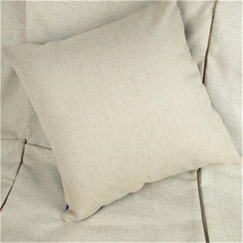 Cute Pet Dog Printed Cushion Cover Linen Pillow Cover Decorative Throw Pillow Cover For Sofa Chair Home