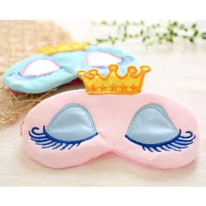 Cute Princess Eye Sleeping Mask Lightweight Eye Patch Comfortable Soft Blindfold Perfect For Blocking Light