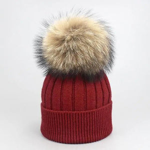 Cute Winter Warm Comfortable Cap Detachable Pom Pom Autumn Super Soft Fashionable Caps For Adults And Kids
