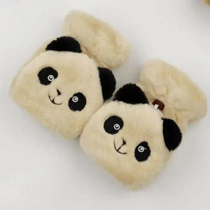 Cute Winter Warm Soft Half Finger Thick One Size Gloves For Women Fashionable Warm Comfortable Stylish Gloves For Girls