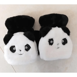Cute Winter Warm Soft Half Finger Thick One Size Gloves For Women Fashionable Warm Comfortable Stylish Gloves For Girls
