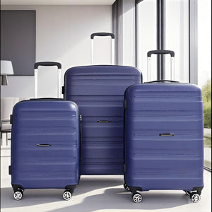 3 Piece Set Hardshell Suitcase Spinner Wheels by Couch.com