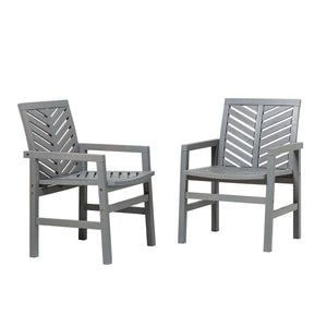 Modern 2 Piece Chevron Patio Chairs by Couch.com