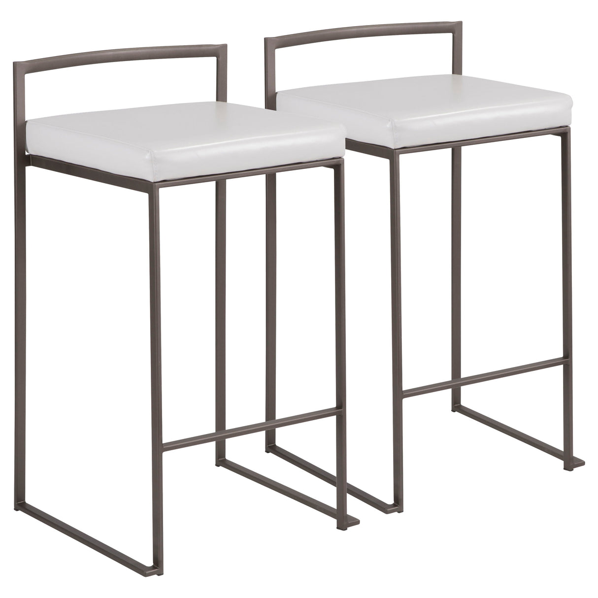 Fuji - Industrial Stackable Counter Stool Elegant Design by Couch.com