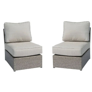 Armless Patio Chair With Cushions by Couch.com