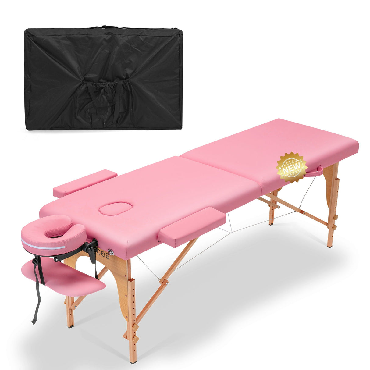 Portable Massage Table Bed With Carrying Case by Couch.com