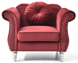 Chic Transitional Flared Arm Chair by Couch.com