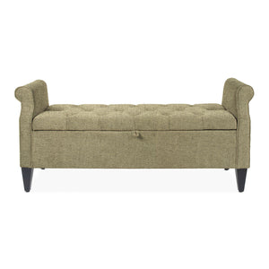 Jacqueline - Tufted Roll Arm Storage Bench by Couch.com