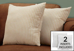 Pillows, Square, Insert Included, Decorative Throw, Hypoallergenic by Couch.com