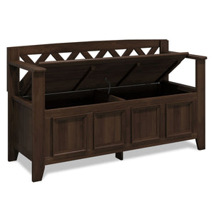 Amherst - Entryway Storage Bench - Natural Aged Brown by Couch.com