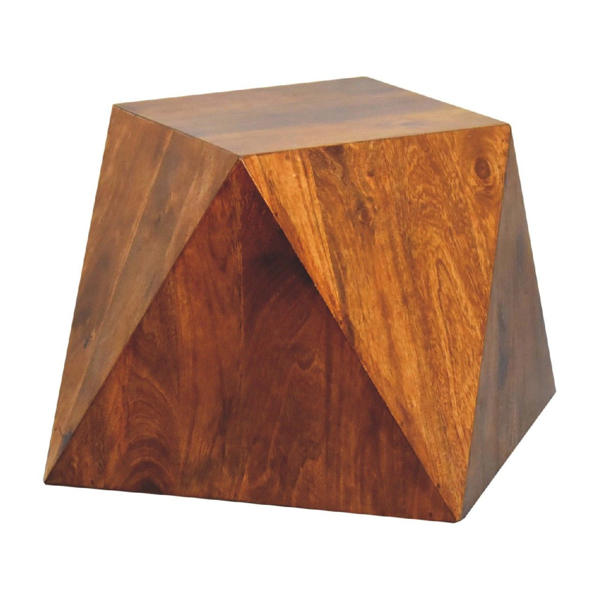 Abstract End Table - Chestnut by Couch.com