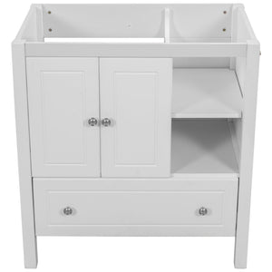Bathroom Vanity Base Only, Solid Wood Frame, Bathroom Storage Cabinet With Doors And Drawers by Couch.com
