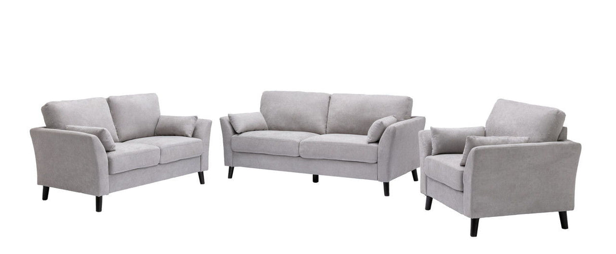 Damian - Woven Fabric Sofa Set by Couch.com