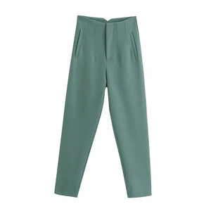 Chic Office Lady Straight Pants