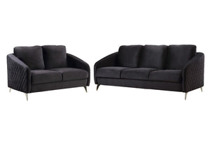 Sofia - Velvet Fabric Living Room Set by Couch.com