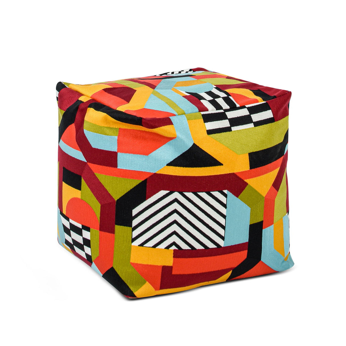 Pouf Luxury Oversized Bean Bag Cube Ottoman by Couch.com
