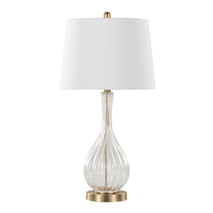 Jenny 27' Contemporary Glass Table Lamp Set of 2