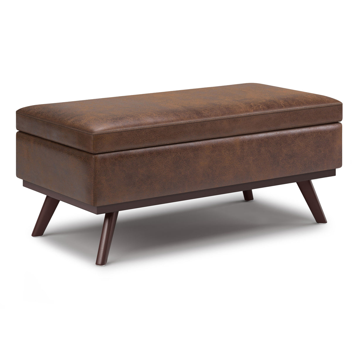 Owen - Lift Top Large Coffee Table Storage Ottoman, Mid Century Style by Couch.com