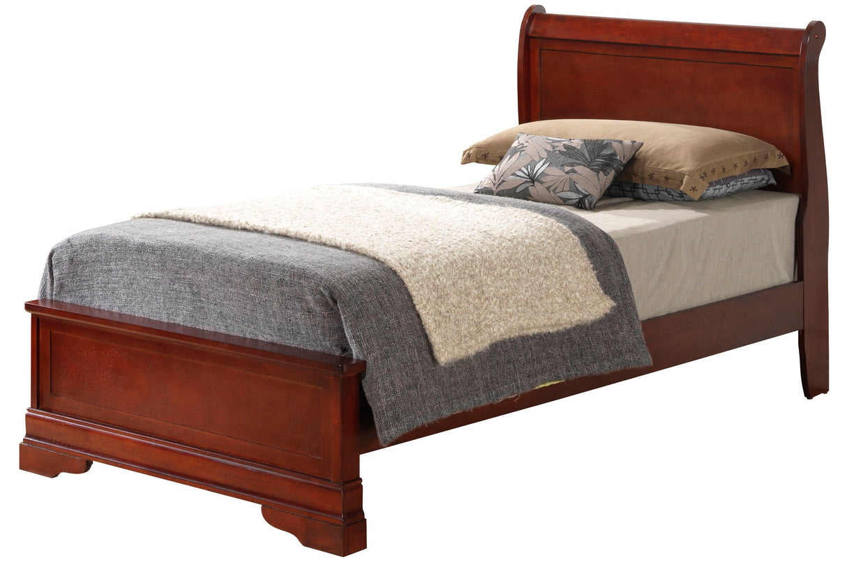 Sleigh Bed With Low Footboard by Couch.com