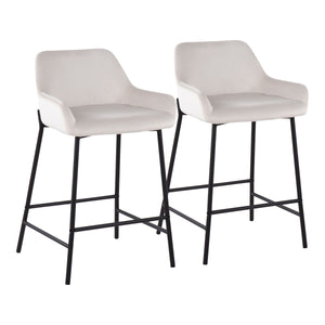 Daniella - Industrial Fixed Height Counter Stool (Set of 2) by Couch.com