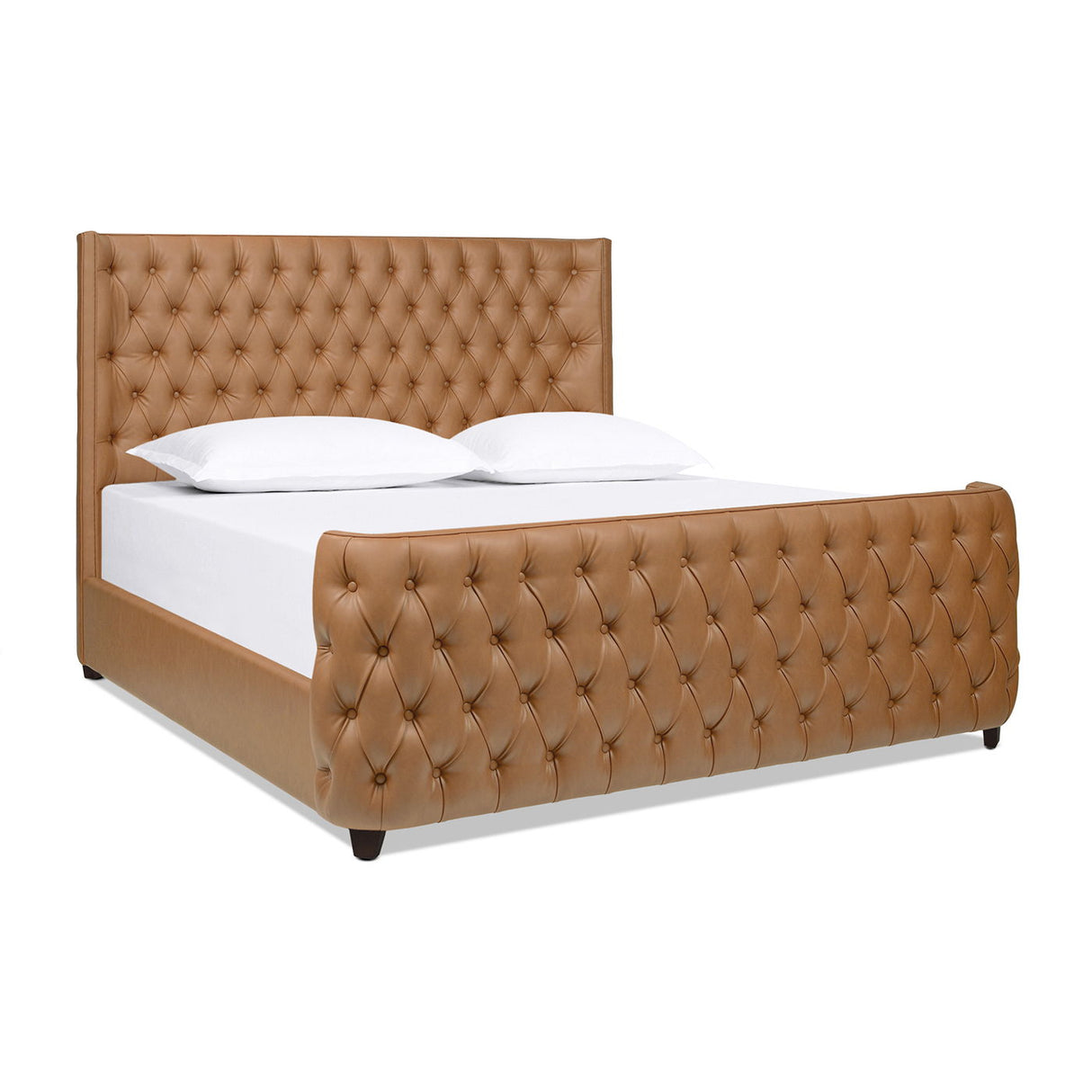 Brooklyn - Tufted Panel Bed Headboard And Footboard Set by Couch.com