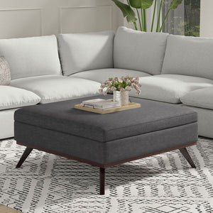 Owen - Multifunctional Square Coffee Table Storage Ottoman by Couch.com