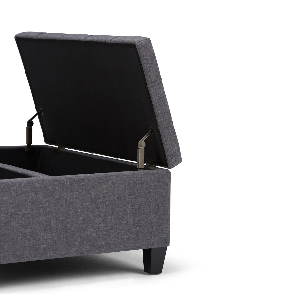 Harrison - Upholstered Coffee Table Storage Ottoman by Couch.com