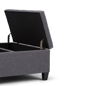 Harrison - Upholstered Coffee Table Storage Ottoman by Couch.com