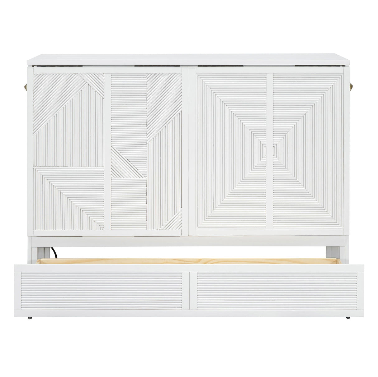 Murphy Bed With Large Drawer, USB Ports And Outlets by Couch.com