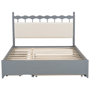 Storage Platform Bed With 2 Big Drawers & Trundle by Couch.com