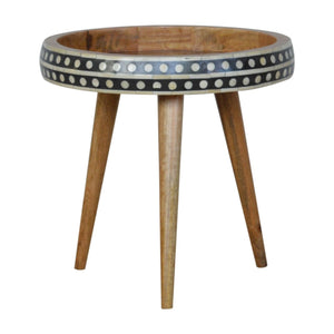 Small Patterned Nordic Style End Table by Couch.com