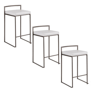 Fuji - Industrial Stackable Counter Stool Elegant Design by Couch.com