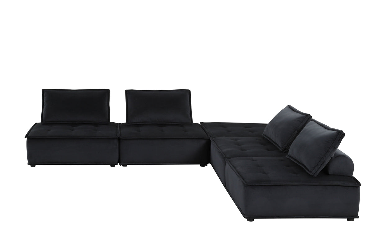Anna - Stylish Sectional Sofa Ottoman by Couch.com