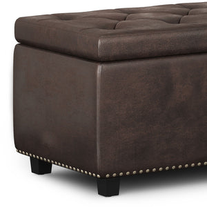 Hamilton - Upholstered Storage Ottoman by Couch.com
