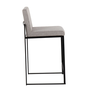 Fuji - Contemporary Modern Elegance, High Back Counter Stool by Couch.com