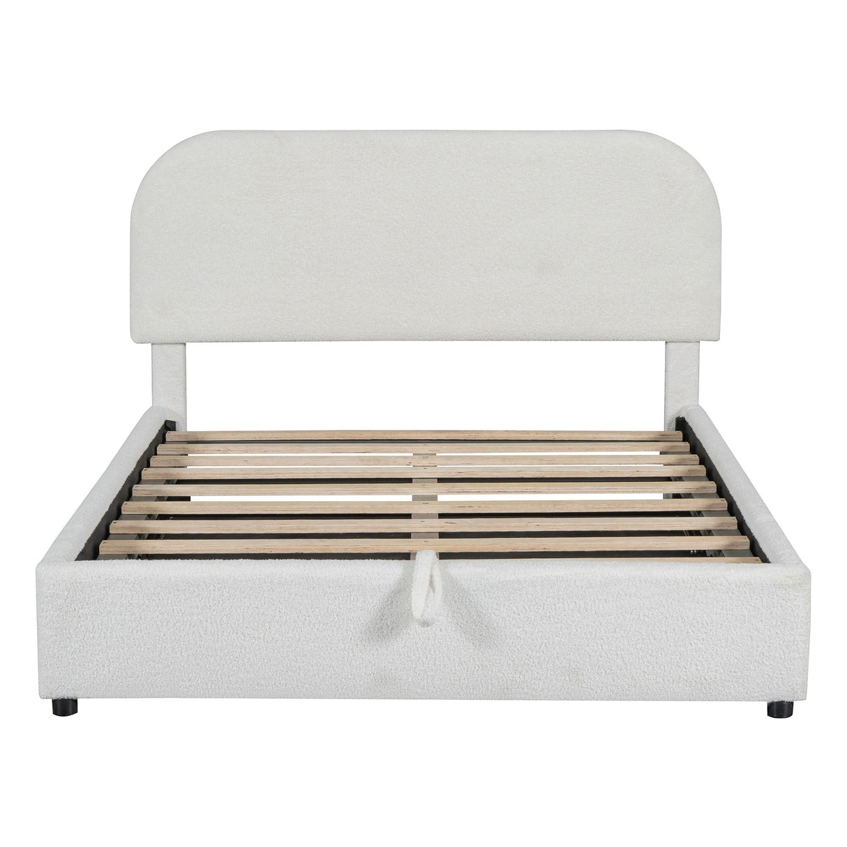 Upholstered Platform Bed With Hydraulic Storage System by Couch.com