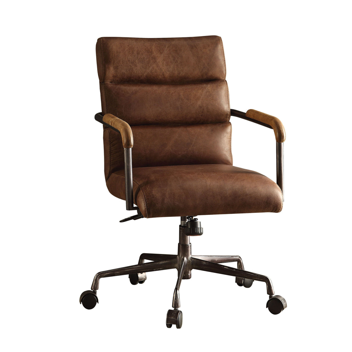 Harith - Retro Top Grain Leather Office Chair by Couch.com