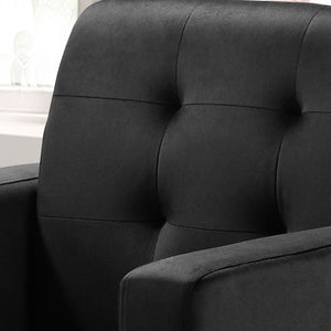 Hale - Velvet Accent Armchair With Tufting by Couch.com