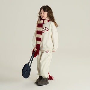 Children's Velvet Sport Suit Two-piece Set