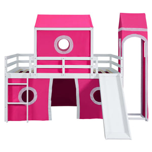 Loft Bed & Slide Tent And Tower by Couch.com