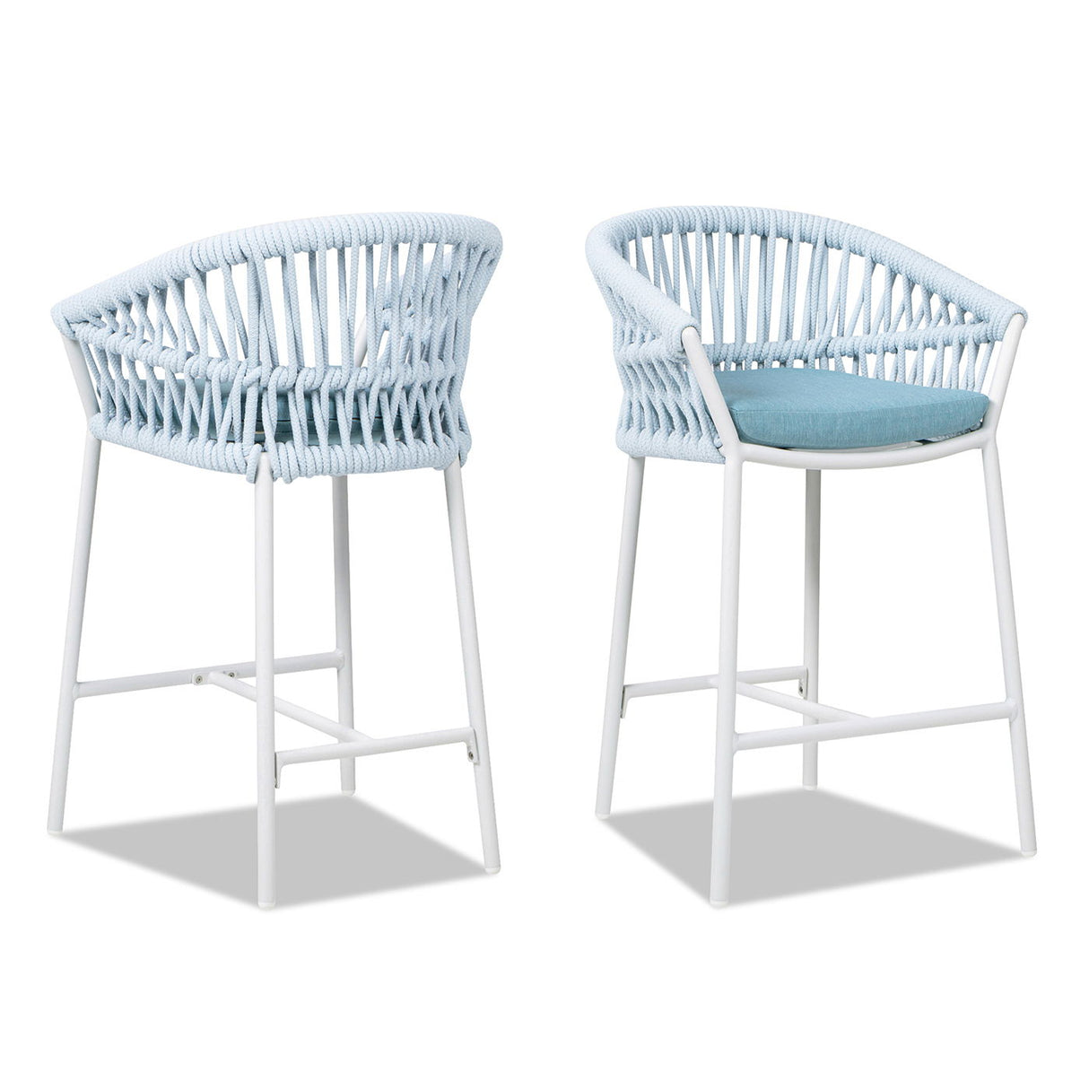 Maiden - Patio Counter Stool Sunproof Olefin (Set of 2) by Couch.com