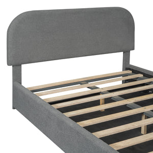 Upholstered Platform Bed With Hydraulic Storage System by Couch.com