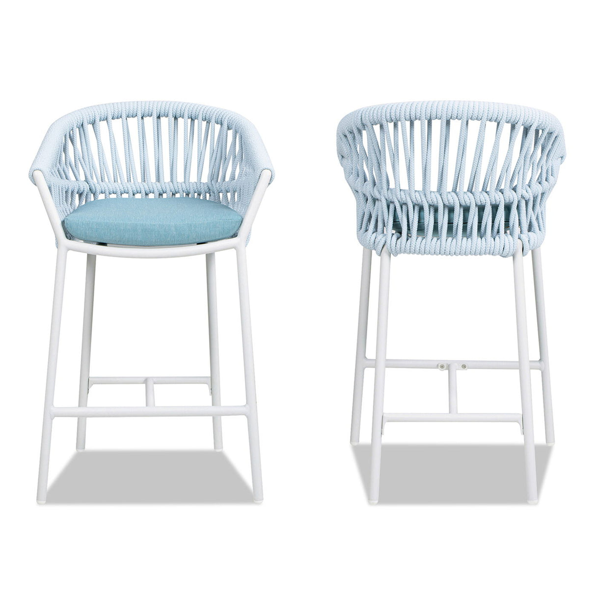Maiden - Patio Counter Stool Sunproof Olefin (Set of 2) by Couch.com