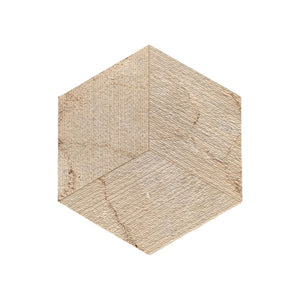 Hexagon Natural Marble Polished Tile For Wall And Floor (Set of 12)