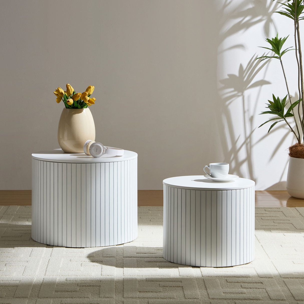 Handcrafted Nested Table Set, 2 Pieces by Couch.com