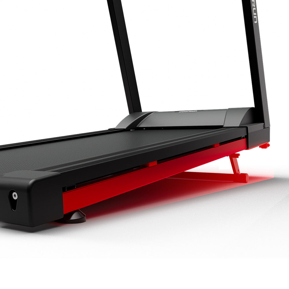 DeerRun A1 Pro Move+  6% Incline Foldable Treadmill——2025 Upgraded Chip & NFC Support | 350Lbs, 10mph Silver